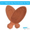 YNR Natural Clay Terracotta Handmade Foot Scrubber for Hard Dead