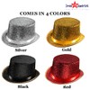 Dress Up America Top Hats for Adults - Shiny Tuxedo