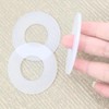 4 PCS Flush Valve Base Sealing Washer, 63x33x3mm, Toilet Flush