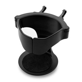 NTNEV Cup Holder for Car, Cup Holder Expander for Car Air Vents, Adjustable A/C Vent Cup Holder Stand with 3 Kinds Mounting Clips, Universal Car Accessories (Black-1PC)