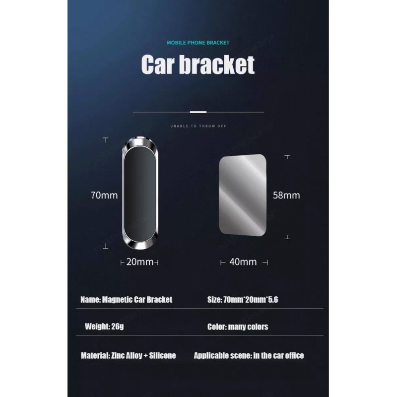 Estuchelandia Soporte Magnetico Iman Telefono Celular Auto Coche Universal
