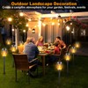 Awethone 12 Pack Solar Torch Lights Outdoor Flickering Flame -