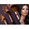 Pinselset Make-Up Luvia, Travel Set Espresso, 5 Kosmetikpinsel Inkl. Schminkpinsel