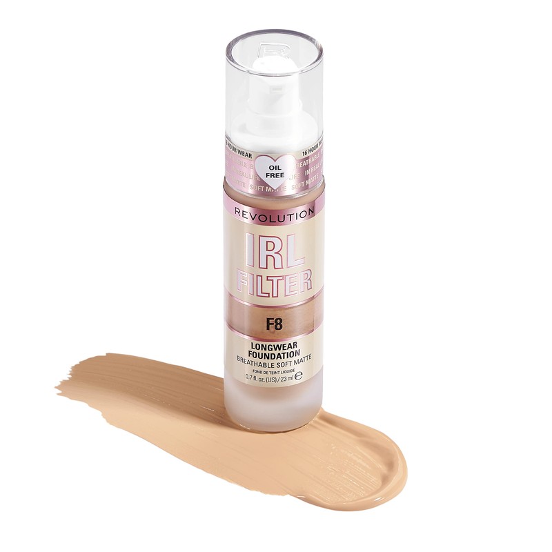 Makeup Revolution, IRL Filter Long Lasting Foundation Medium to Full