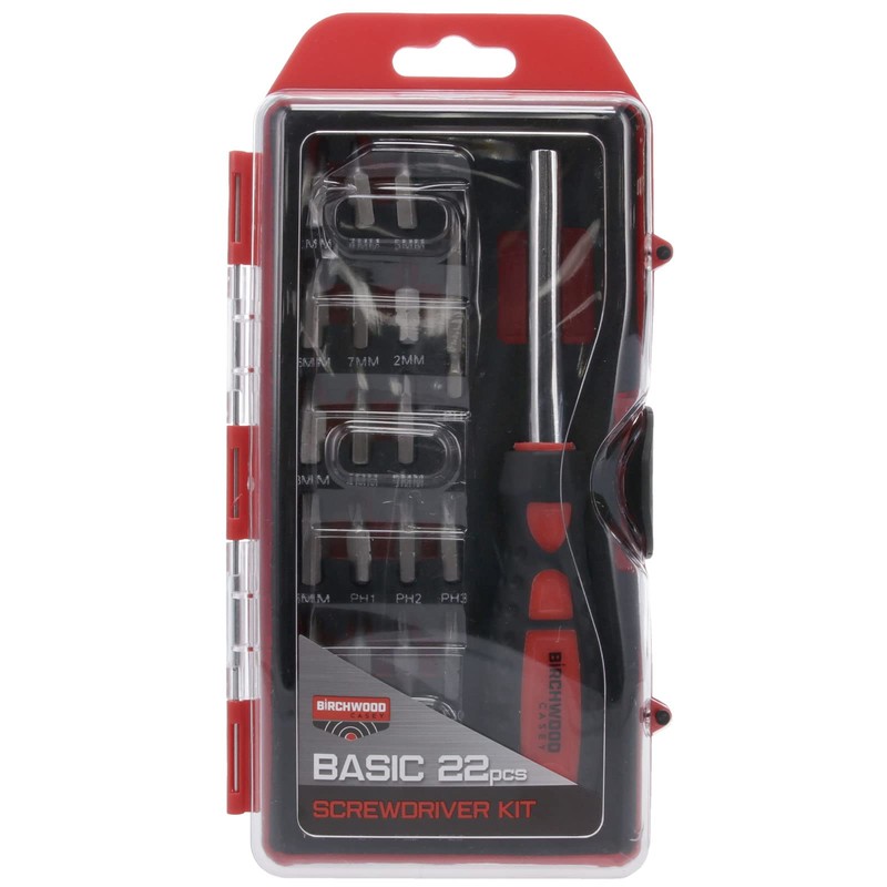 BIRCHWOOD CASEY Basic Screwdriver Kit | Durable Versatile Gunsmithing Wrench