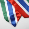 SNUWITH Gambia Flag Graduation Sash/Stole/Scarf 180X13CM Double Sided for Study