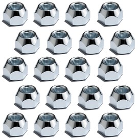OZISENS 20pcs 1/2''-20 Trailer Lug Nuts for Dexter EZ Lube Trailers, Camper RV 1/2" Studs, Trailer Wheel 509 Lug Nut Axle Hub,Tire Lugs Nuts, Open End Acorn Nut,Zinc Plated