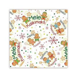 Island Heritage Hawaiian Wrapping Paper Set of 2 Rolls Aloha Treats Mele Kalikikmaka