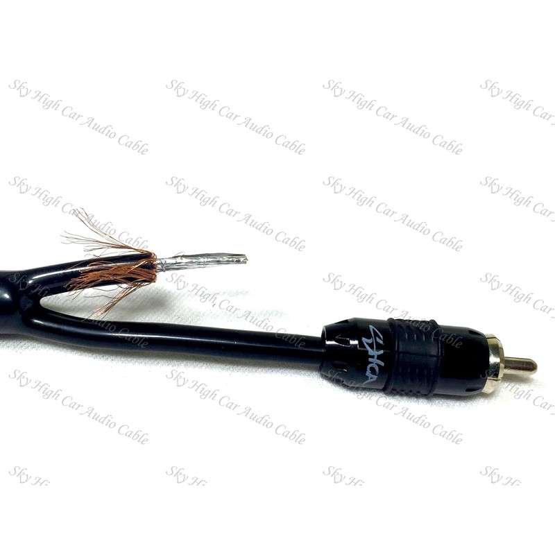 Sky High Car Audio Premium 2-Channel RCA Cable - 20ft