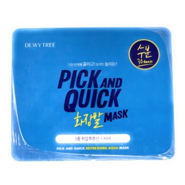 Dewytree Pick and Quick Refreshing Aqua Mask, 30 Sheets, 13.40 oz (380 g)