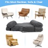 3-in-1 Lumbar Support Pillow with Headrest for Recliner, Memory Foam