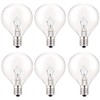 SerBion 40 Watt Light Bulbs E12 Candelabra Base 120Volt Round