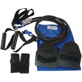 Soltec-swim 201522 Swim Training Tubes, Paddle, Handle, Leg Tubes, Overall Set, Blue, LL