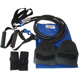 Soltec-swim 201522 Swim Training Tubes, Paddle, Handle, Leg Tubes, Overall Set, Blue, LL