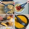 Cooking Spoon and Rice Scooper Set for Nonstick Cookwares, Heat