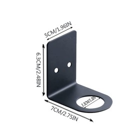 BDHI 4pcs Soap Bottle Dispenser Holder Wall Mount SoapHolder Stainless Steel Shampoo Dispenser Bottles Hanging Shelf Storage Holder Hand Pump Bottles Stand for Kitchen Bathroom(Y156-4)