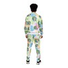 Men's Neon Jungle Tiger Track Suits 2 Piece Sweatsuit Set