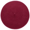Seeberger Classic Plain Wool Hat for Women, raspberry