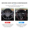Fekey&JF Car Steering Wheel Cover, Elastic Stretch Anti-Slip Breathable Warm