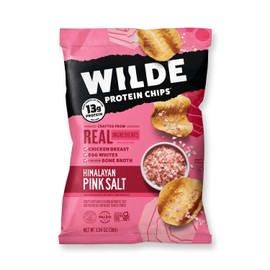 WILDE Chicken Chips Mini Bags - High Protein, Made With Real Chicken, 1.34oz Bags (Himalayan Pink Salt, 16 Count)