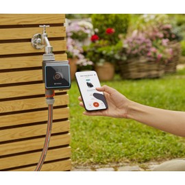 Gardena Water Control with Bluetooth® app: Automatic watering for gardens and balconies, configurable via the app, irrigation cycles in three schedules, 10 m range (01889-28)