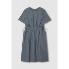 JAJU [JAJU] Women's Rustling String Dress_Blue Gray