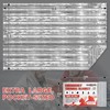 SecuCaptain Survival Emergency Thermal Blankets: 75 Pack Extra Large 84”