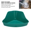 Small Animal Litter Box Fanshaped Rabbit Corner Toilet Box Potty