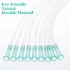 50 Pieces Replacement Catheter Tubes Women Men, PVC Flexible, 20fr