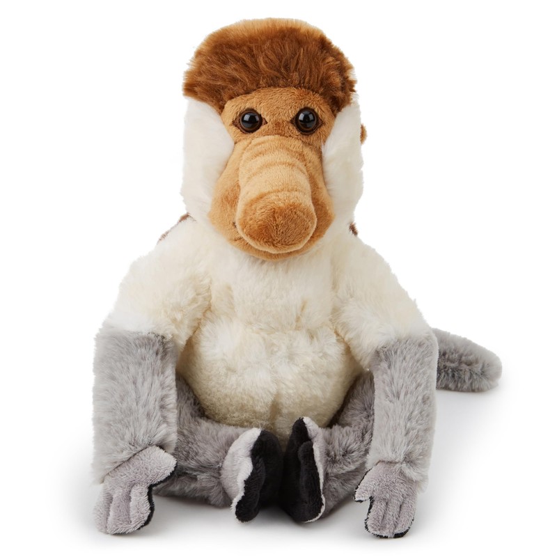 Zappi Co Proboscis Monkey Plush Toy (25cm) - Unique, Soft