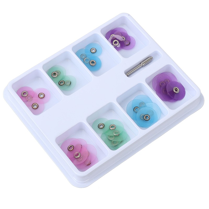 40pcs Dental Polishing Discs Teeth Whitening Resin Oral Teeth Finishing