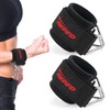 Wrist Straps for Cable Machines, Adjustable Neoprene Padded Wrist Cuffs