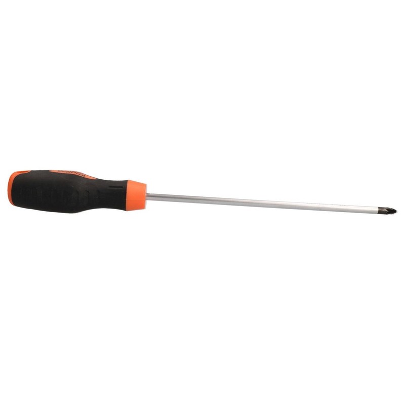 Pozi PZ2 Long Screwdriver 200mm Shank Total Length 310mm Rubber