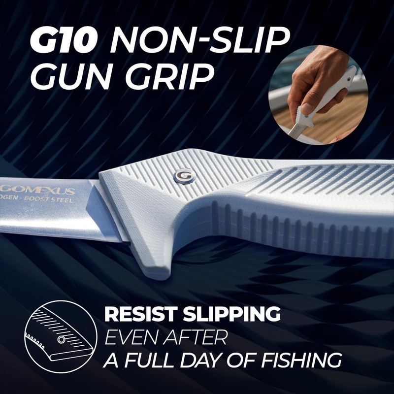 GOMEXUS 7-9'Fillet Knife - Fishing & Meat Cutting with Sheath
