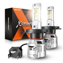 SEALIGHT Newest H4 Fog Bulb, H4 Powersports Bulbs for Off-Road Use, 60000 Hours Lifespan, Non-Polarity, Fog Light, Pack of 2