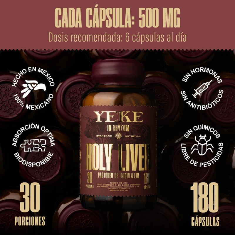 YEKE Holy Liver - El Multivitamnico de la Naturaleza Base