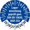500 Test Labels 30 mm Storage Equipment Tested DIN EN