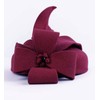 ELLYDOOR Wool Felt Fascinator Pillbox Hat Winter Church Derby Hat