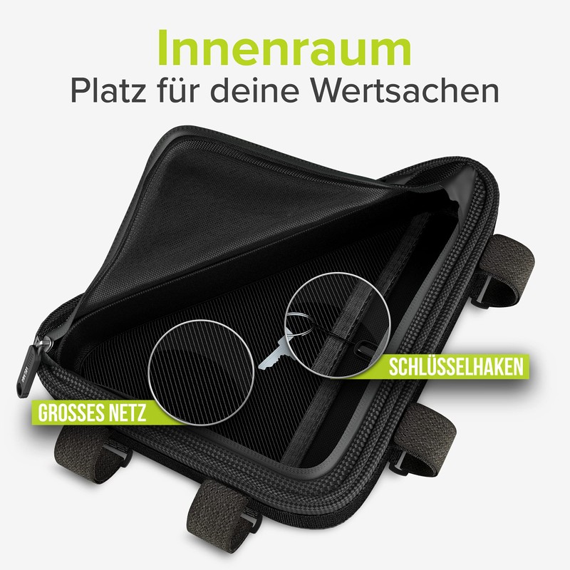 Bicycle bag frame waterproof - frame bag bicycle - bicycle