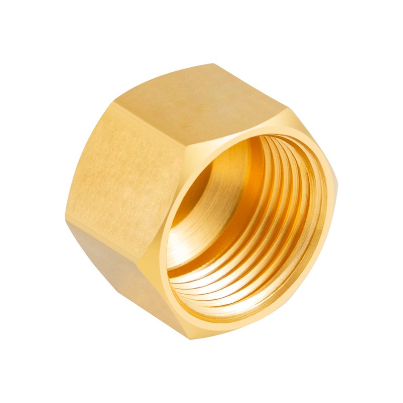 Breezliy 30PCS 3/8-Inch Brass Compression Cap Stop Valve Cap,Brass Compression