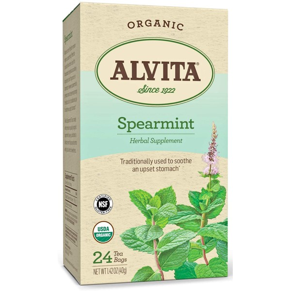 Alvita Spearmint Organic Tea Bags 24 ea 1.42 oz