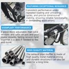 HXGXKBQ Performance Exhaust Muffler Expansion Chamber Pipe Silencer Gasket for