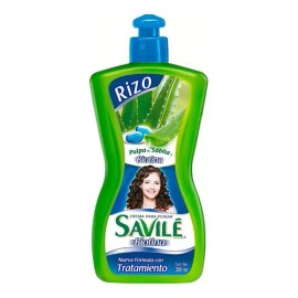 Crema Para Peinar Savile Rizo Biotina Pulpa De Sábila 300ml                                                                                           