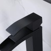 VCCUCINE Vessel Sink Faucet Black, Single Handle Single Hole Waterfall
