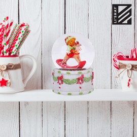 Christmas Snowglobe Musical Let it Snow