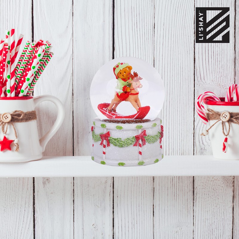 Christmas Snowglobe Musical Let it Snow