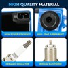 Ignition Coil Pack + Iridium Spark Plugs w/Ignition Wire for