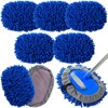 Layhit 5 Pcs Car Wash Mitt Set, Brush Not Included,