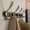 Dseap Wall Mounted Coat Rack - 5 Tri Hooks, Heavy