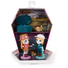 Zombaes Forever, Wild Vibes, Big Cat Un-Rescue Zombie Dolls & Accessories Deluxe Set, 2 Exclusive 3.5-inch Figures, 2 Pets & More, Kids Toys for Girls